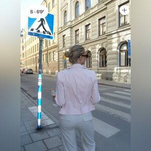 DJERF AVENUE Day to Day Blazer in Blush XS